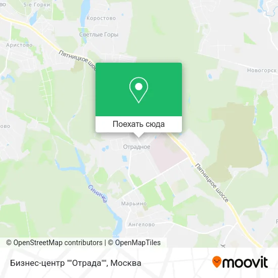 Карта Бизнес-центр ""Отрада""