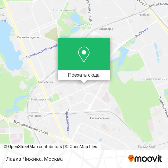 Карта Лавка Чижика