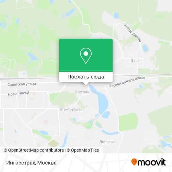 Карта Ингосстрах