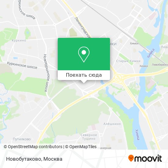 Карта Новобутаково