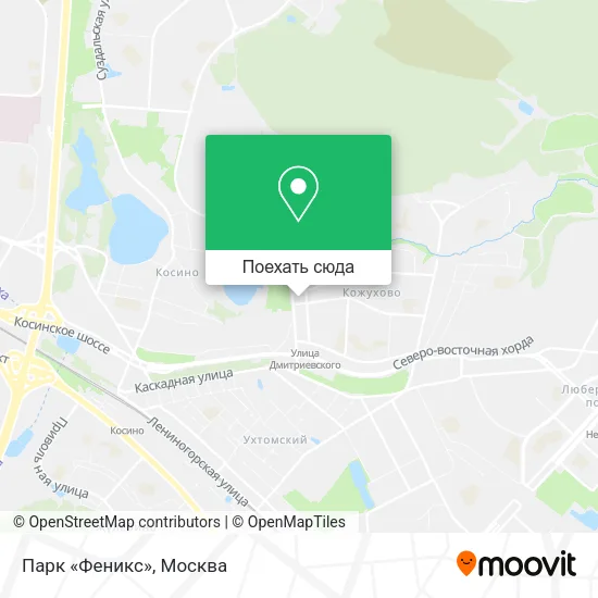 Карта Парк «Феникс»