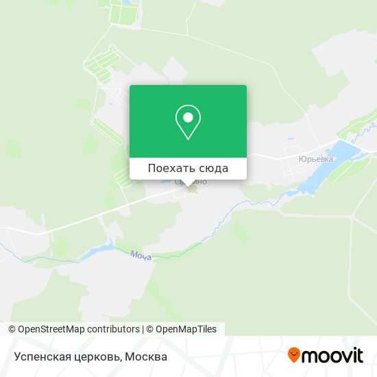 Карта Успенская церковь