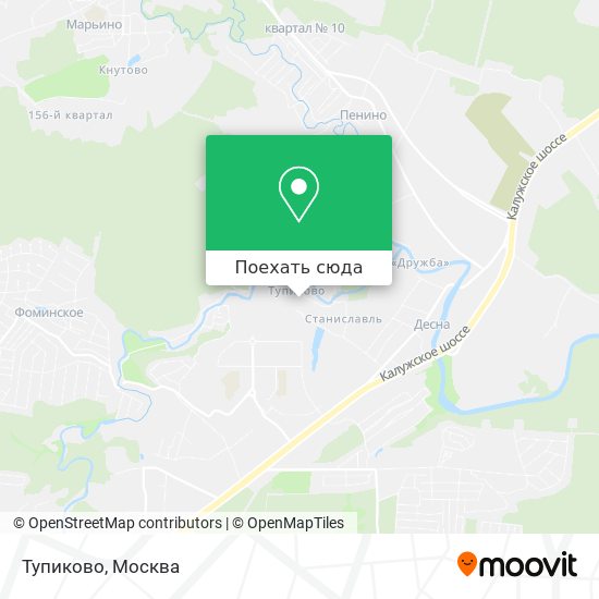 Карта Тупиково