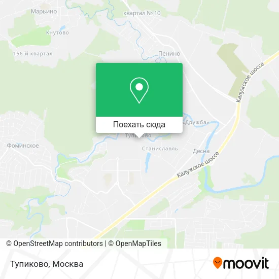 Карта Тупиково