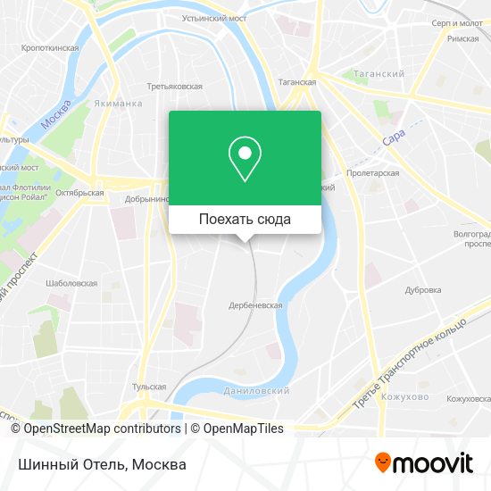 Карта Шинный Отель