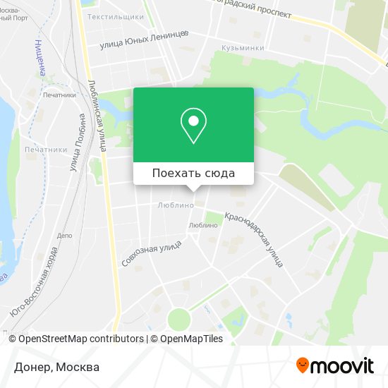 Карта Донер