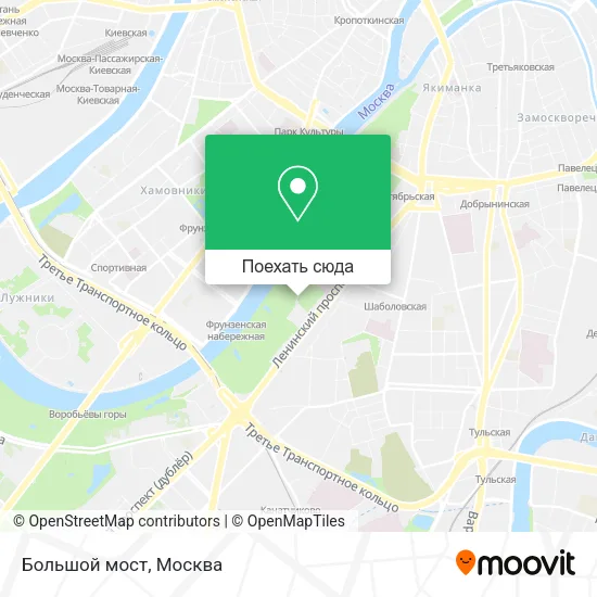 Карта Большой мост