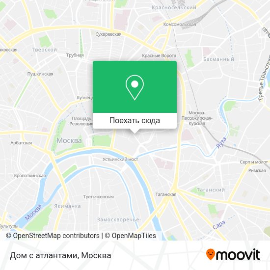 Карта Дом с атлантами
