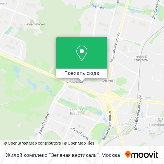 Карта Жилой комплекс ""Зеленая вертикаль""