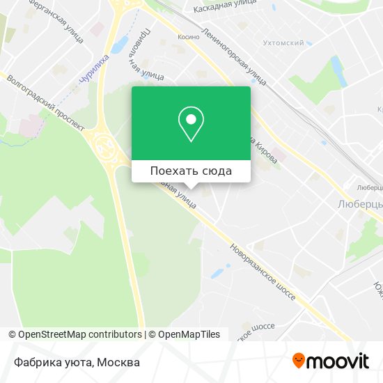 Карта Фабрика уюта