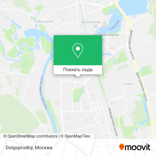 Карта Dolgoprudny