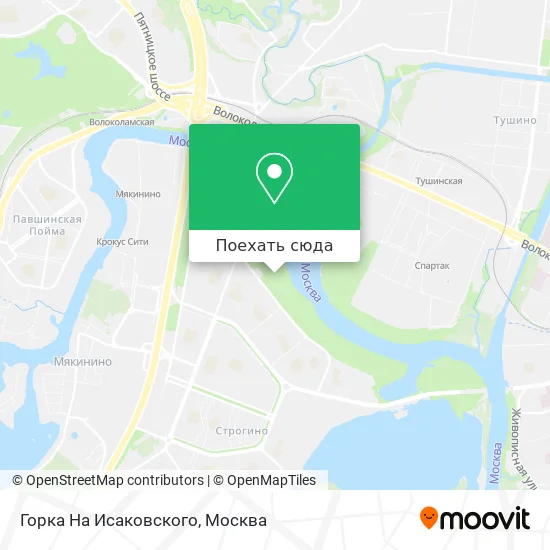 Карта Горка На Исаковского