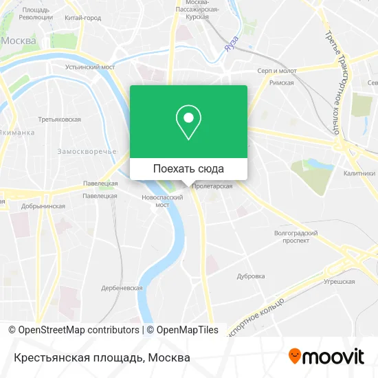 Карта Крестьянская площадь