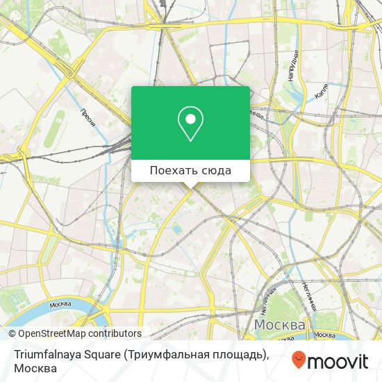 Карта Triumfalnaya Square (Триумфальная площадь)
