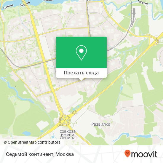 Карта Седьмой континент