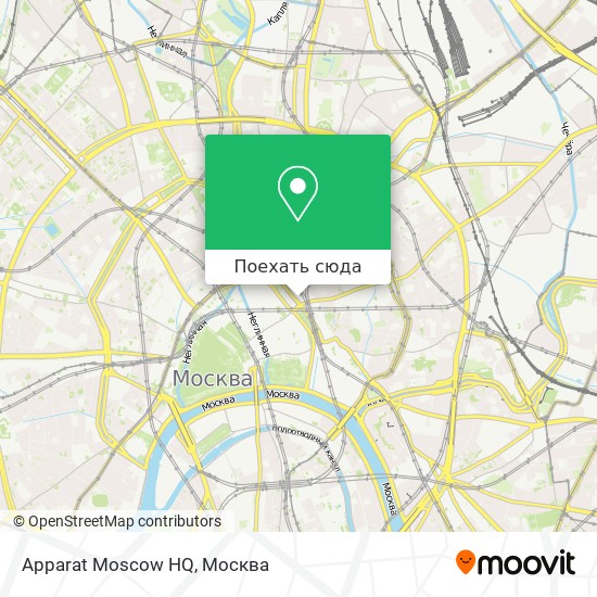 Карта Apparat Moscow HQ