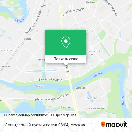 Карта Легендарный пустой поезд 08:04