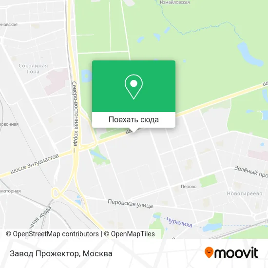 Карта Завод  Прожектор