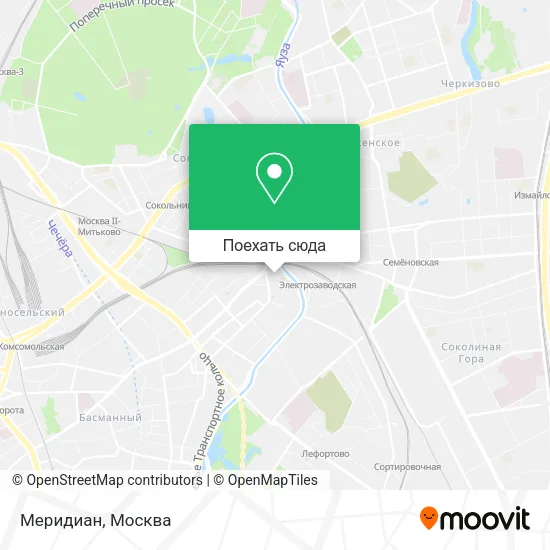 Карта Меридиан