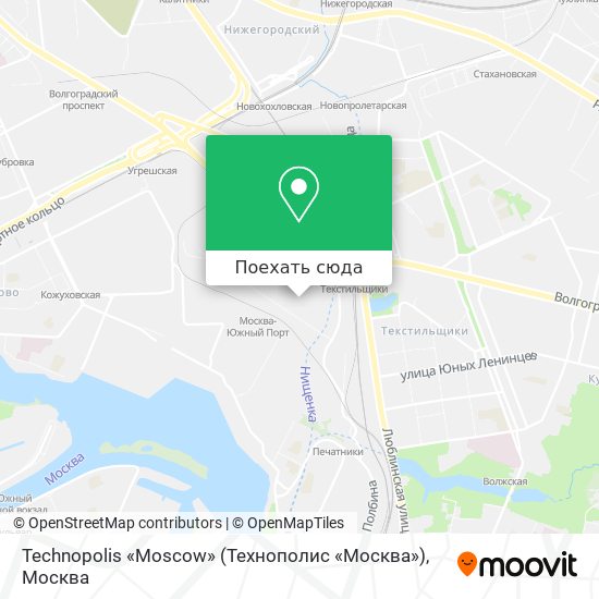 Карта Technopolis «Moscow» (Технополис «Москва»)