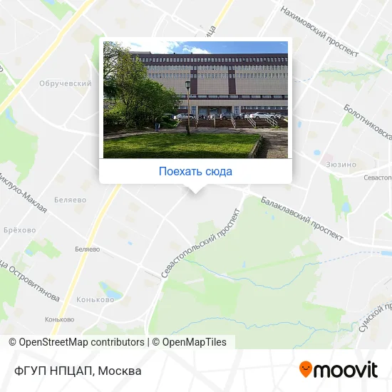 Карта ФГУП НПЦАП