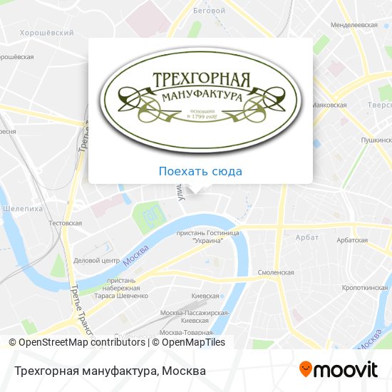 Остановка трехгорная мануфактура какие автобусы