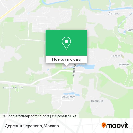 Карта Деревня Черепово