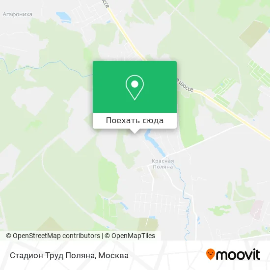 Карта Стадион  Труд  Поляна