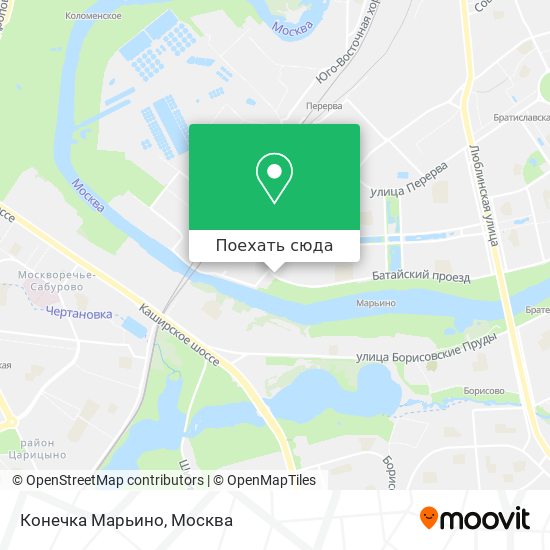 Карта Конечка Марьино
