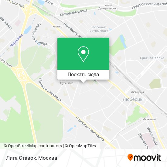 Карта Лига Ставок