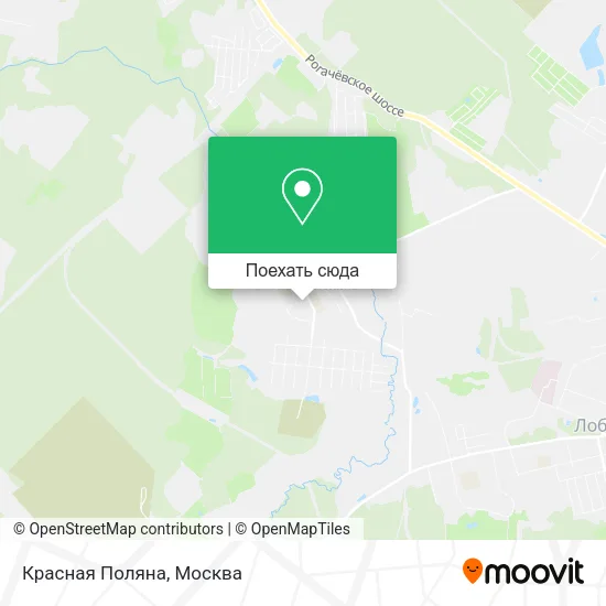 Карта Красная Поляна
