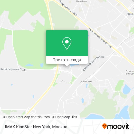 Карта IMAX KinoStar New York