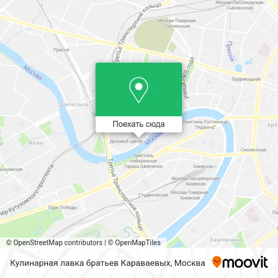Карта Кулинарная лавка братьев Караваевых