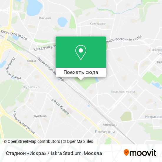 Карта Стадион «Искра» / Iskra Stadium