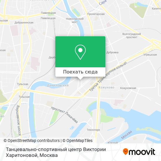 Карта Танцевально-спортивный центр Виктории Харитоновой