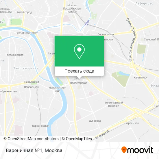 Карта Вареничная №1