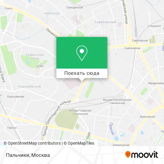Карта Пальчики