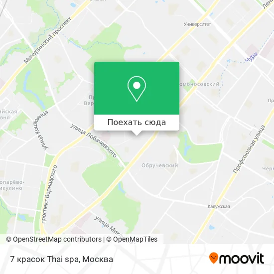 Карта 7 красок Thai spa