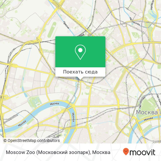 Карта Moscow Zoo (Московский зоопарк)