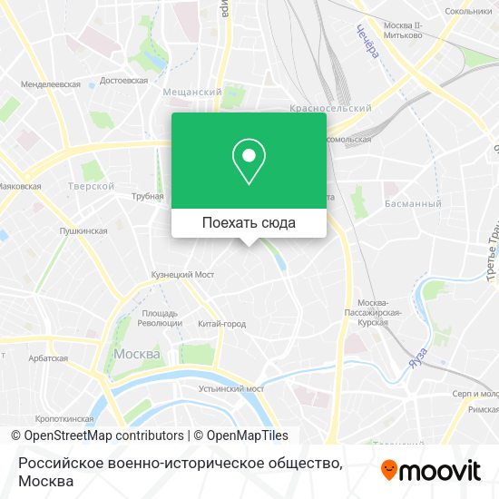 Карта Российское военно-историческое общество