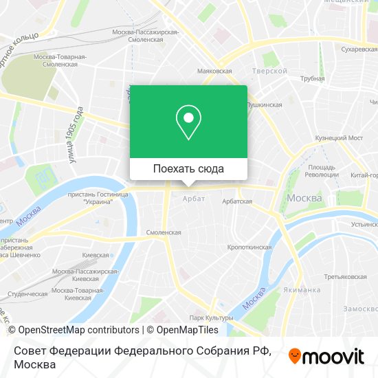 Карта Совет Федерации Федерального Собрания РФ