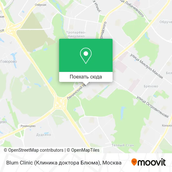 Карта Blum Clinic (Клиника доктора Блюма)