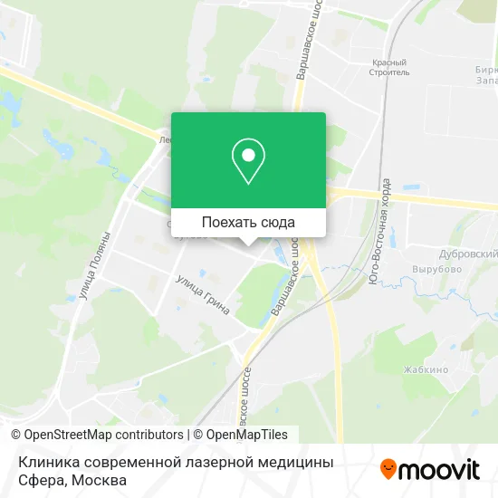 Карта Клиника современной лазерной медицины  Сфера