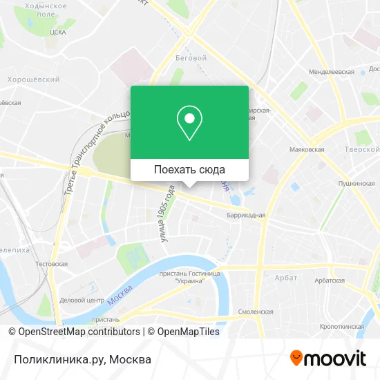 Карта Поликлиника.ру