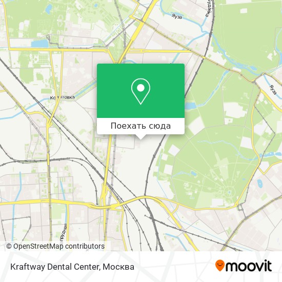 Карта Kraftway Dental Center