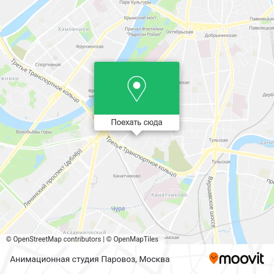 Карта Анимационная студия  Паровоз