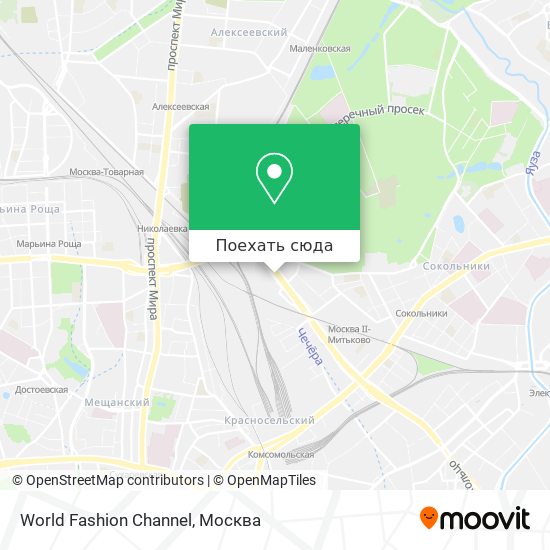 Карта World Fashion Channel