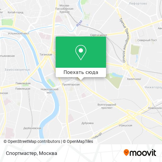Карта Спортмастер