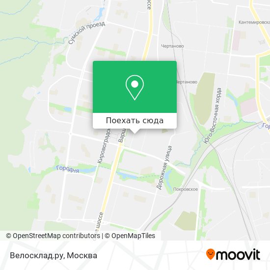 Карта Велосклад.ру