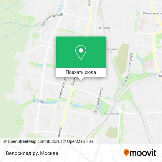 Карта Велосклад.ру